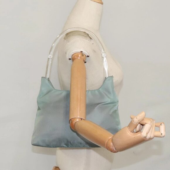 PRADA Shoulder Bag Nylon Khaki Auth 103443 - Picture 3 of 16